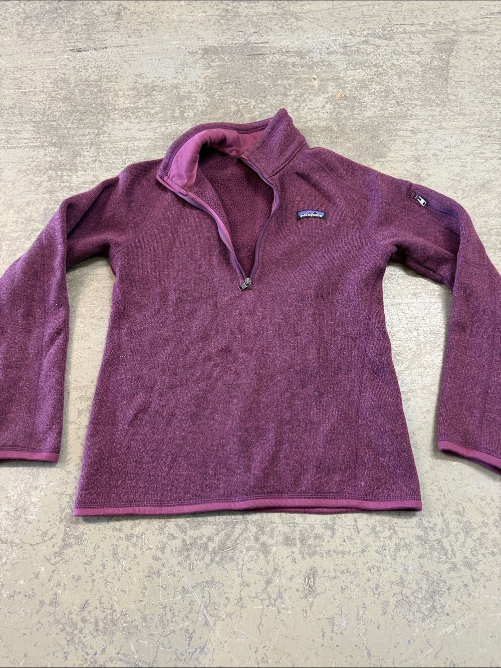 Patagonia Women's Plum Half-Zip Fleece Pullover